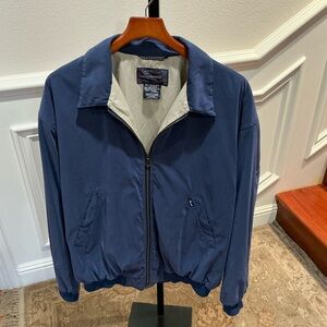 Faconnable Navy Blue Bomber Jacket
